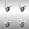 Service Caster 3 Inch 316SS Gray Polyurethane Wheel Swivel 1/2 Inch Stem Caster Set Lock Brake SCC-SS316TSTTL20S314-PPUB-121315-4 - alternate 1